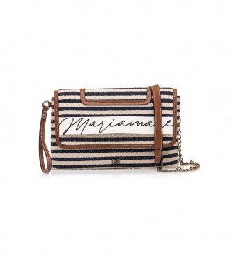 Bolso Sobre Bandolera Mariamare Dakota Rayas Marino